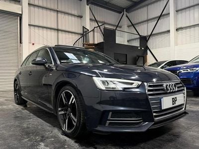 Used Audi A4 S-Line 190 HP (139 kW) 2018 Blue Estate