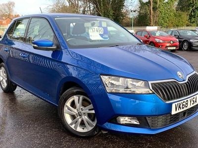 Blue Used 2018 Skoda Fabia SE Hatchback | £7,495 (Fair price)