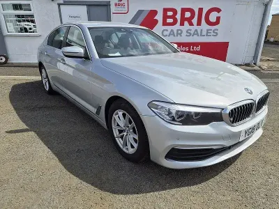 Used BMW 520 Comfort Edition 190 HP (139 kW) 2018 Glacier silver Sedan