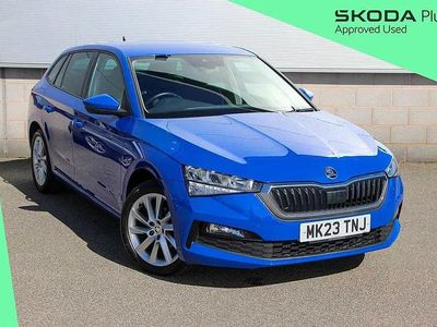 Used Skoda Scala SE L 108 HP (79 kW) 2023 Blue Hatchback