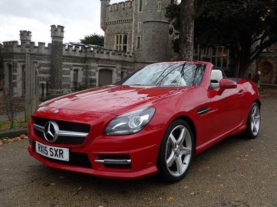 Red Used 2015 Mercedes SLK200 AMG Cabriolet | £13,990 (Expensive)