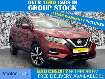 Used Nissan Qashqai N-Connecta 160 HP (117 kW) 2019 Red SUV