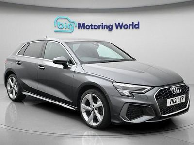 Begagnad Audi A3 Sportback e-tron S-Line 204 HK (150 kW) 2021 Grå Halvkombi