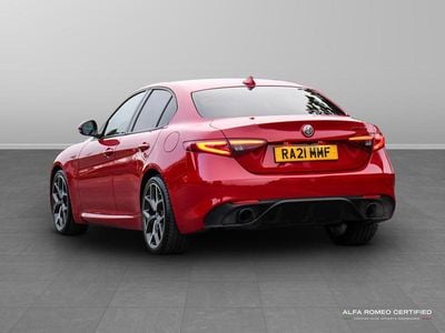 Red Used 2021 Alfa Romeo Giulia Veloce Sedan | £23,196 (Fair price)