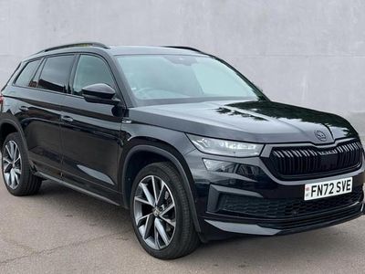 Used Skoda Kodiaq SportLine 150 HP (110 kW) 2022 Black SUV