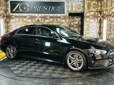 Used Mercedes CLA250 AMG line 224 HP (164 kW) 2019 Black Coupe
