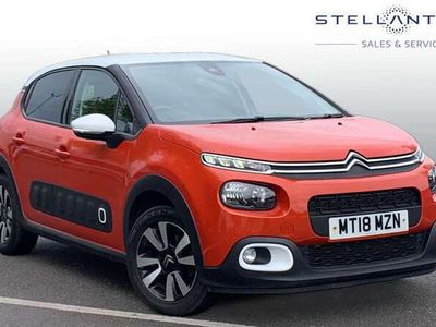used Citroën C3 1.2 PURETECH FLAIR EURO 6 5DR PETROL FROM 2018 FROM NEWPORT (NP19 4QR) | SPOTICAR