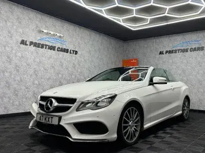 Used Mercedes E220 AMG 170 HP (125 kW) 2013 White Cabriolet