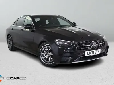 Used Mercedes E220 AMG Line Premium 194 HP (142 kW) 2021 Black Sedan