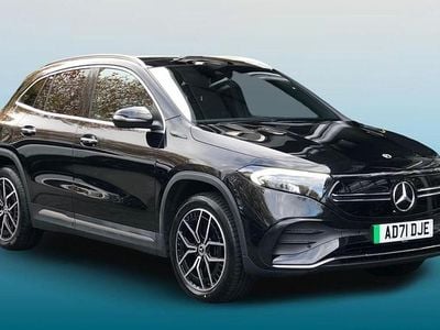 Cosmos black metallic Used 2021 Mercedes EQA250 AMG Line Premium SUV | £18,795 (Fair price)