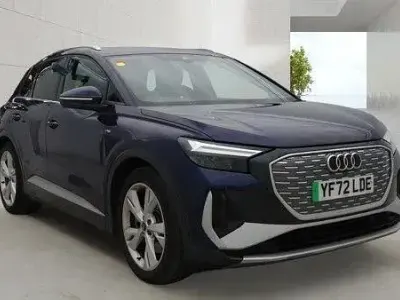 Used Audi Q4 e-tron S-Line 219 kW (299 HP) 2023 Blue SUV