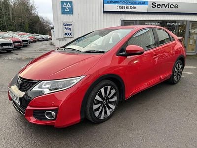Red Used 2016 Honda Civic SE Plus Hatchback | £8,995 (Good price)