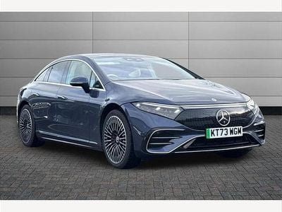 Used Mercedes EQS450+ AMG Line Premium Plus 241 kW (328 HP) 2023 Blue Sedan
