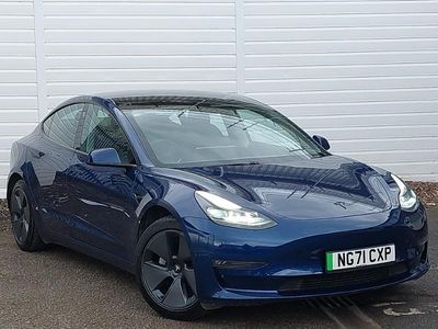 Blue Used 2021 Tesla Model 3 Long Range AWD Sedan | £18,498 (Fair price)