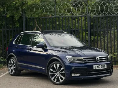 Used VW Tiguan R-line 150 HP (110 kW) 2017 Blue SUV