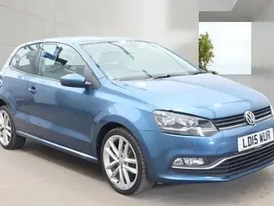 Used VW Polo SEL 2015 Blue Hatchback