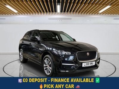 Black Used 2018 Jaguar F-Pace R-Sport SUV | £16,999 (Good price)