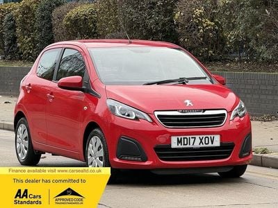 Red Used 2017 Peugeot 108 Active Hatchback | £6,650 (Fair price)