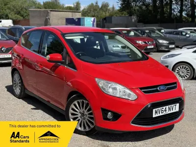 Used Ford C-MAX Titanium 113 HP (83 kW) 2014 Red MPV