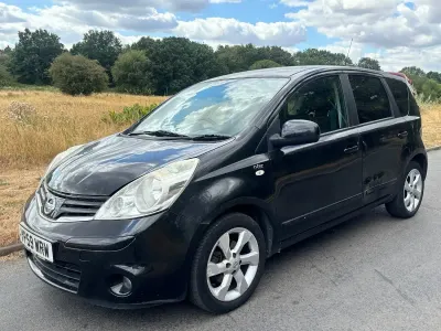 Used Nissan Note N-TEC 110 HP (80 kW) 2009 Black Hatchback