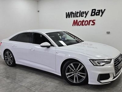 Used Audi A6 S-Line 204 HP (150 kW) 2019 White Sedan
