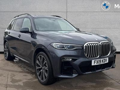 Arctic grey Used 2019 BMW X7 M Sport SUV | £39,807 (Fair price)