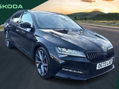 Black Used 2023 Skoda Superb SportlinePlus Hatchback | £25,700 (Fair price)