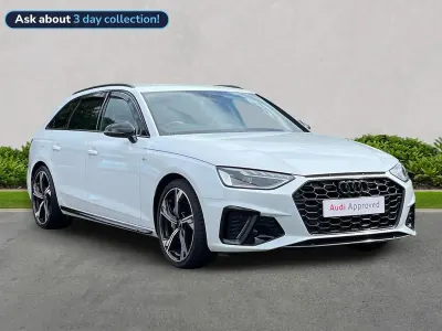 Used Audi A4 Black Edition 204 HP (150 kW) 2024 White Estate