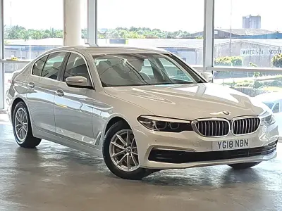 Used BMW 520 Sport Line 190 HP (139 kW) 2018 White Sedan