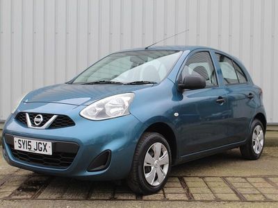Used Nissan Micra Visia 2015 Blue Hatchback