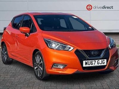 Used Nissan Micra N-Connecta 2017 Orange Hatchback