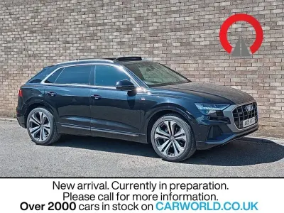 Used Audi Q8 S-Line 286 HP (210 kW) 2019 Black SUV