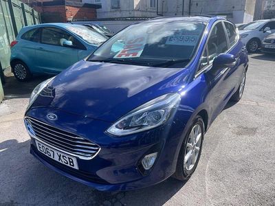 Used Ford Fiesta Zetec 100 HP (73 kW) 2017 Blue Hatchback