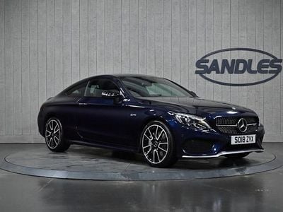 Blue Used 2018 Mercedes C43 AMG Premium Plus Coupe | £25,999 (Fair price)