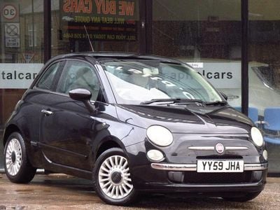 Black Used 2009 Fiat 500 Lounge Hatchback | £589 (Super price)