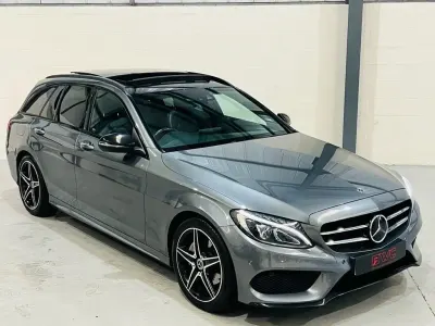 Used Mercedes C220 AMG Line Premium Plus 170 HP (125 kW) 2018 Grey Estate
