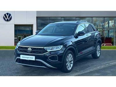 Deep black pearl Used 2025 VW T-Roc Match SUV | £21,624 (Fair price)