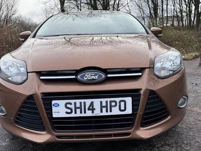 Used Ford Focus Titanium 125 HP (91 kW) 2014 Brown Estate