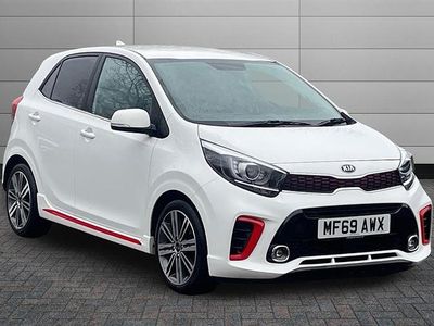 Used Kia Picanto GT-Line 83 HP (61 kW) 2019 White Hatchback