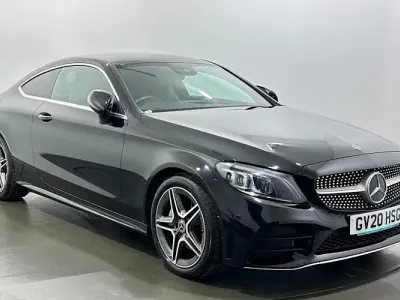 Usado Mercedes C200 AMG Line Premium 184 HP (135 kW) 2020 Preto Coupé