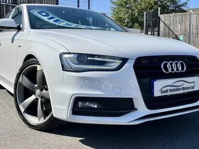 Used Audi A4 Black Edition 150 HP (110 kW) 2013 White Sedan
