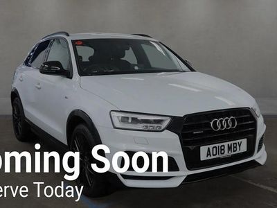 Used Audi Q3 Black Edition 179 HP (131 kW) 2018 White SUV