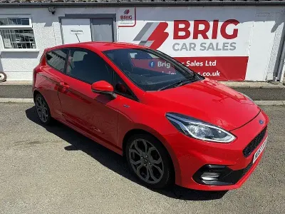 Used Ford Fiesta ST-Line 100 HP (73 kW) 2017 Red Hatchback