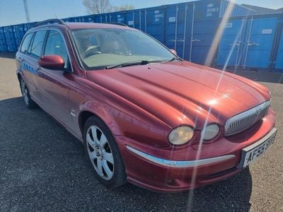 Used Jaguar X-type SE 130 HP (95 kW) 2005 Red Estate