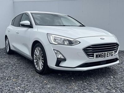 White Used 2018 Ford Focus Titanium X Hatchback | £9,650 (Fair price)