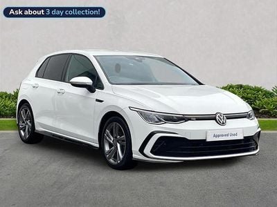 Used VW Golf VIII R-line 128 HP (94 kW) 2021 White Hatchback