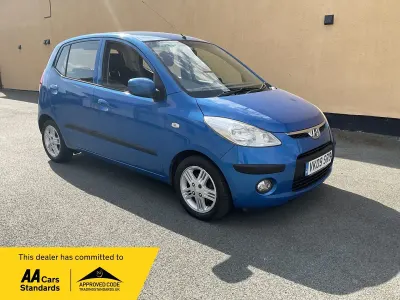 Used Hyundai i10 Comfort 77 HP (56 kW) 2009 Blue Hatchback