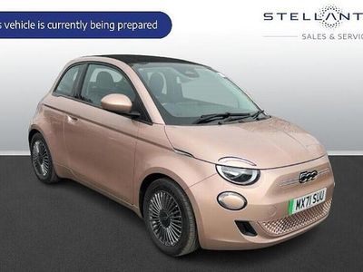 Used Fiat 500e Icon 86 kW (118 HP) 2022 Yellow Cabriolet