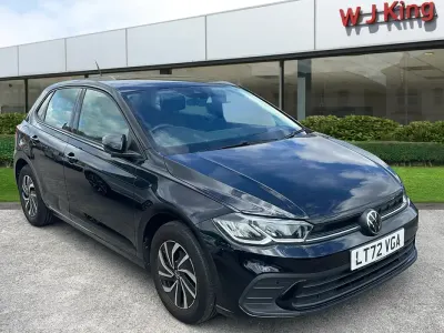 Used VW Polo Life 95 HP (69 kW) 2022 Black Hatchback