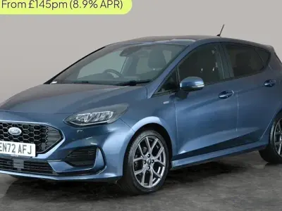 Używany Ford Fiesta ST-Line 101 KM (74 kW) 2022 Niebieski Hatchback